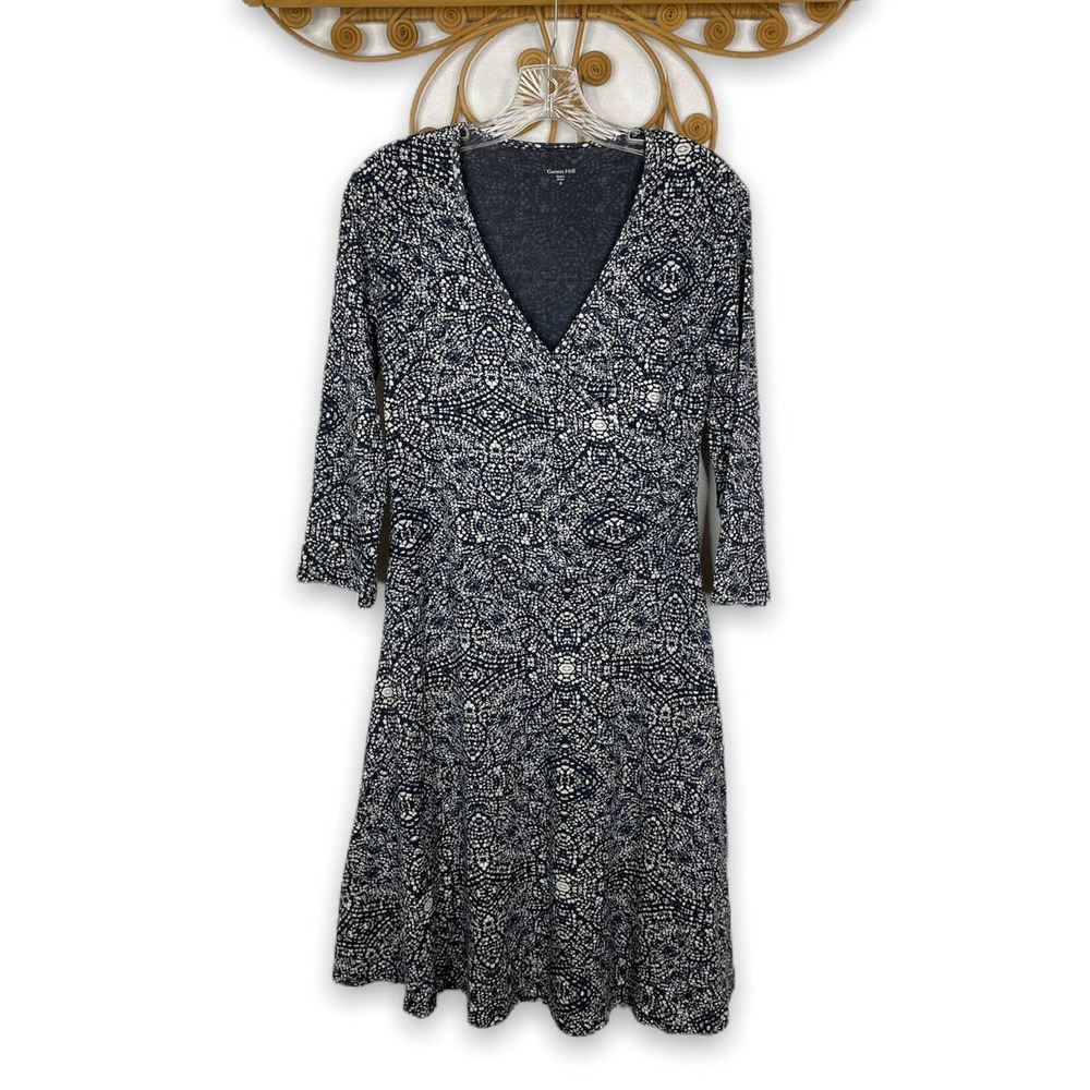 Garnet Brianna Surplice Knit Dress sz M